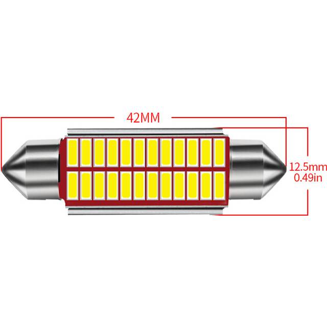 1x C10W C5W LED Canbus Festoon 31mm 36mm 39mm 42mm for Bulb Interior Reading