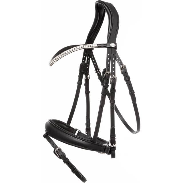 Anatomical riding bridle Kavalkade Everlyn - Noir