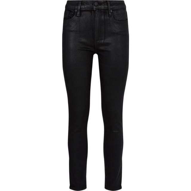 Paige Hoxton Coated Skinny Jeans - Black - 23