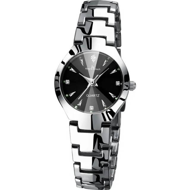 (silver black no date) High Quality Watches Women Fashion Watch 2022 Luxury Brand Quartz Ladies - Silver