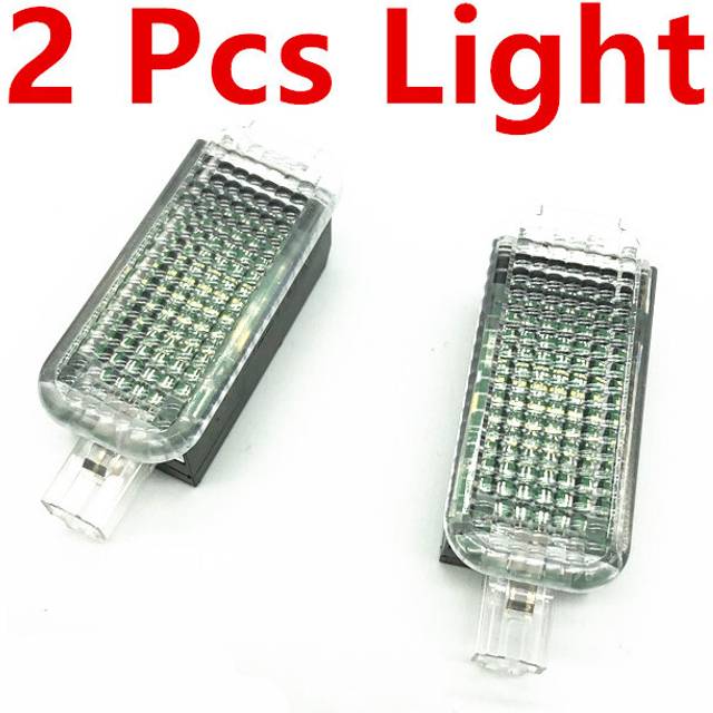 (2p trunk light) interior Rear tailgate Led trunk car light 3 SMD lamp with Cable wiring