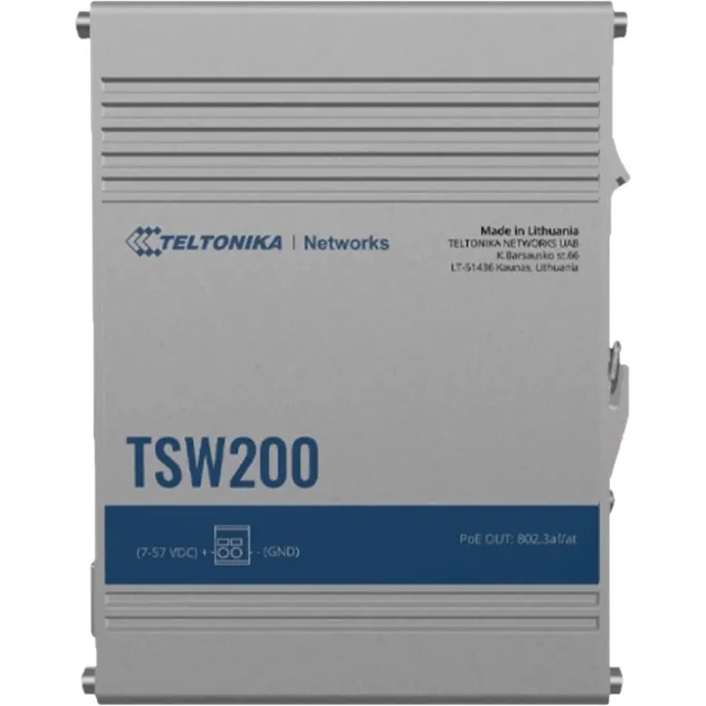 Teltonika TSW200 PoE+ Gigabit Ethernet x8 Port Switch