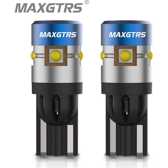 2x Super Bright T10 LED W5W 5W Side Interior car lights 12V Bulb 3030