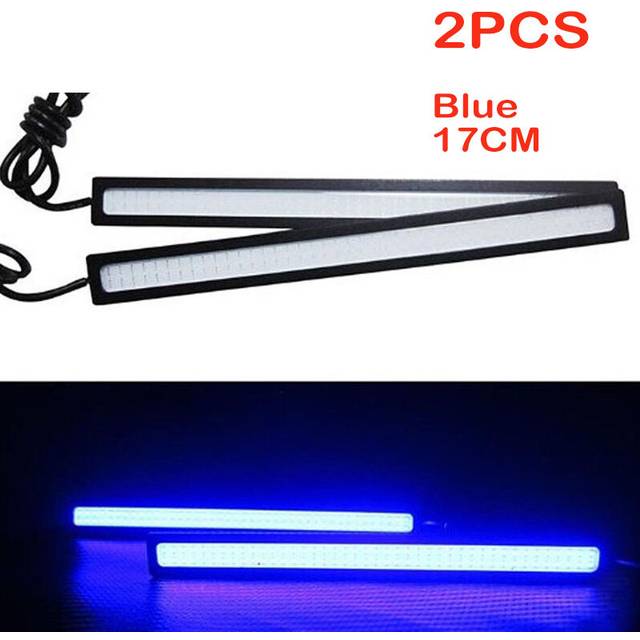 (2pcs blue) 3/4/6/10X Marine Grade Driving Large car lights 12 Volt Cool White LED