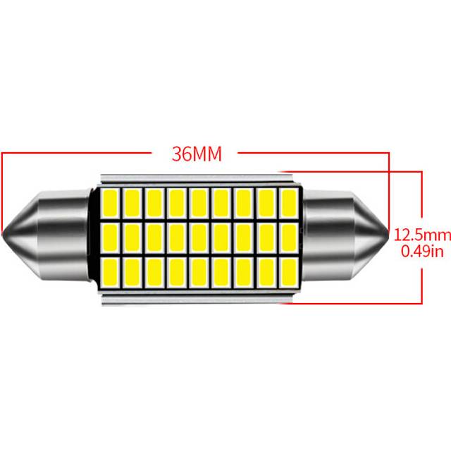 1x C10W C5W LED Canbus Festoon 31mm 36mm 39mm 42mm for Bulb Interior Reading