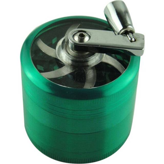 (Nob 04) Metal Herb Spice Mills 4 Layers Zinc Alloy Tobacco Grinder Spice Graters