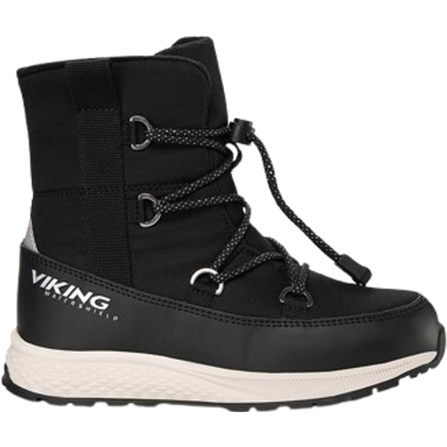 Viking Equip Warm WP SL snöstövel, svart, 0,5 UK, Svart, 32.5 EU
