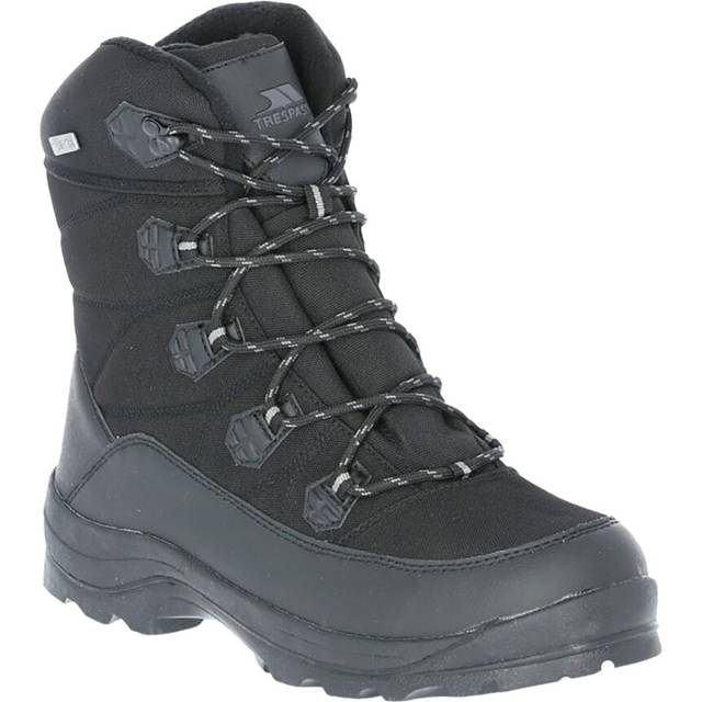 (11 UK, Black) Trespass Mens Zotos Waterproof Snowboots
