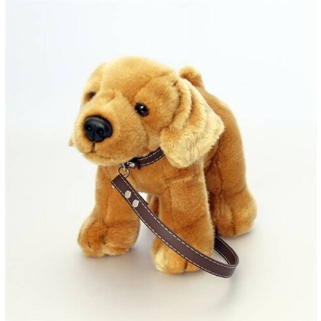Cuddly Plush labrador on the lead Dog
