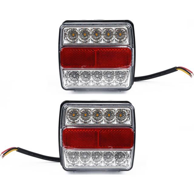 Replacement IP68 Rear Left Right LED Submersible Tail Lights Trailer Kit