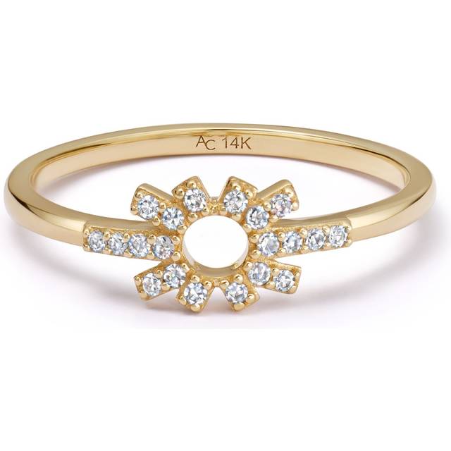 Solid Gold Mini Nova Lab Grown Diamond Ring