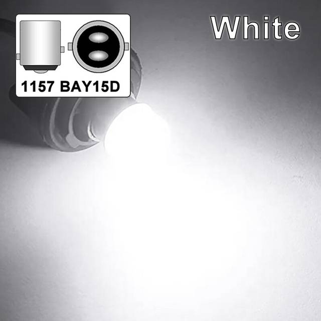 2/4/10 PCS P21/5W Ba15S 1156 LED Bulb BAY15D 1157 Turn Signal car light