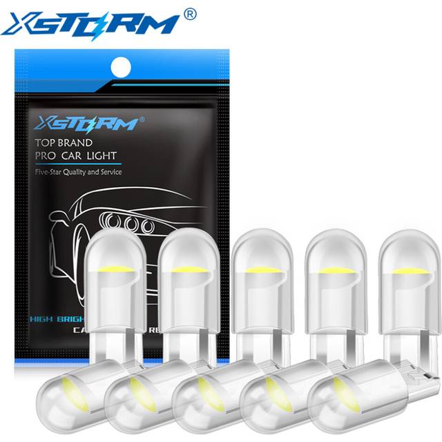 10Pcs T10 W5W LED Bulb WY5W 168 194 LED Interior Dome car lights Wedge