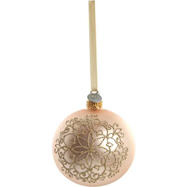Lene Bjerre Cadelia Christmas bauble Ø8 cm Rose, snowflake