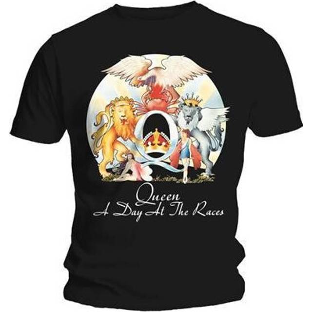 (XL, Black) Queen Unisex Adult A Day At The Races T-Shirt