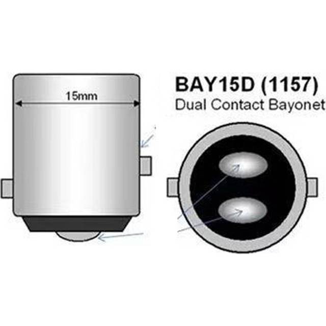 NLpearl 2pcs Py21w Ba15s P21w Led 1156 Bau15s Bulb 3030SMD Canbus 1157
