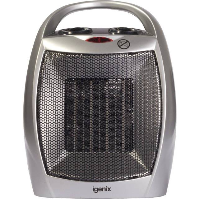Igenix Ceramic Fan Heater 1800W Silver IG9030
