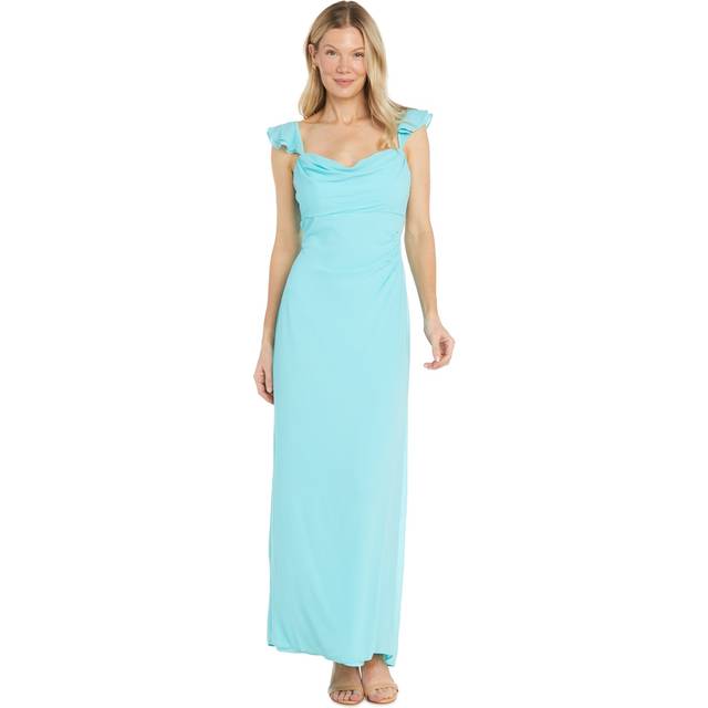 RM Richards Souffle Crepe Chiffon Maxi Dress