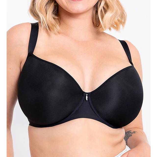 Smoothie Spacer Moulded T-Shirt Bra - Black - 38H