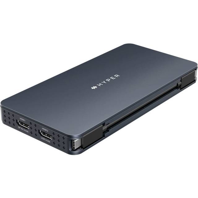 HyperDrive Next - Dockningsstation - för laptop, bärbar dator - USB-C - 2 x HDMI - 1GbE