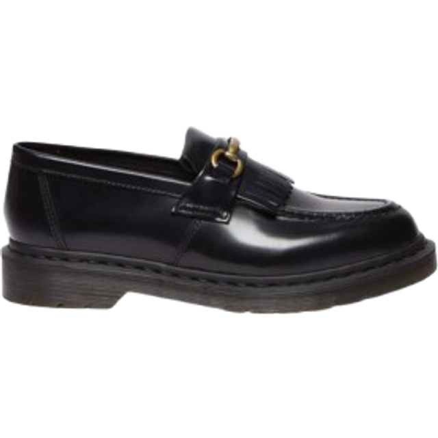 Dr. Martens Adrian Snaffle Smooth Leather Tassel Loafers - Black