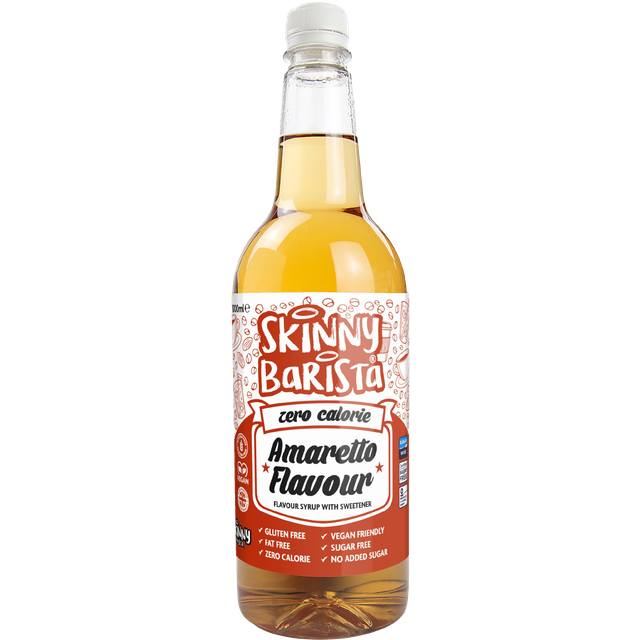 The Skinny Food Co Sugar Free Coffee Syrup 1l Caramel Biscuit