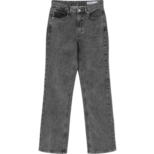 VERO MODA VMTESSA HR raka jeans RA206 GA NOOS, Medium grå denim, 29W / 32L