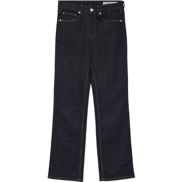 VERO MODA VMTESSA HR raka jeans RA369 GA NOOS, Mörkblå denim/detalj: rinse, 28W x 34L