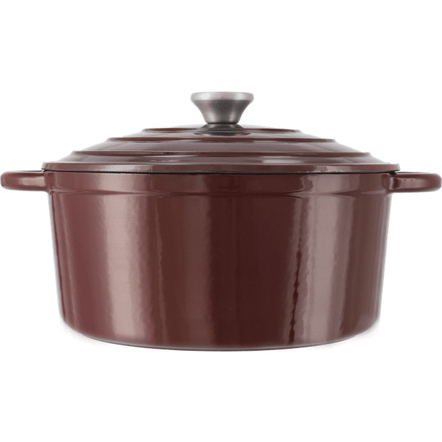 Nordwik Nordwik gjutjärnsgryta rund 5 l Burgundy - Röd