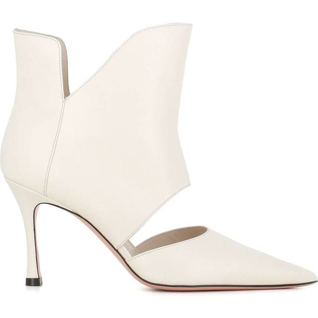 Jean-Michel Cazabat - cut-out boots - women - Calf Leather/Calf Leather/Calf Leather - 39 - White