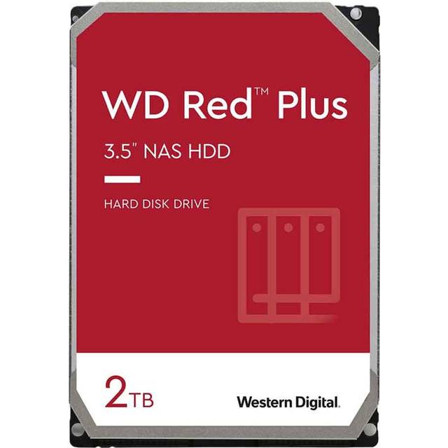 HDD WD Red Plus WD20EFPX 2TB 3,5' 5400 64MB SATA III NAS