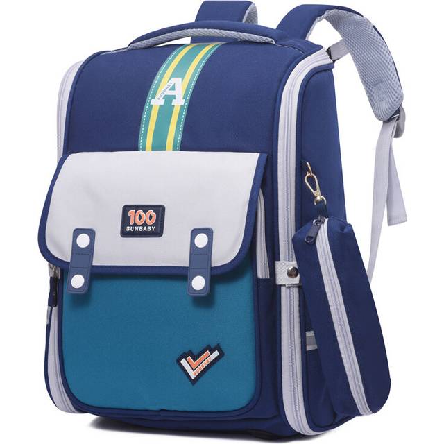 (DarkBlueGreen) Stylish And Modern Space Backpack For Elementary School Students Boys And Girls 2024