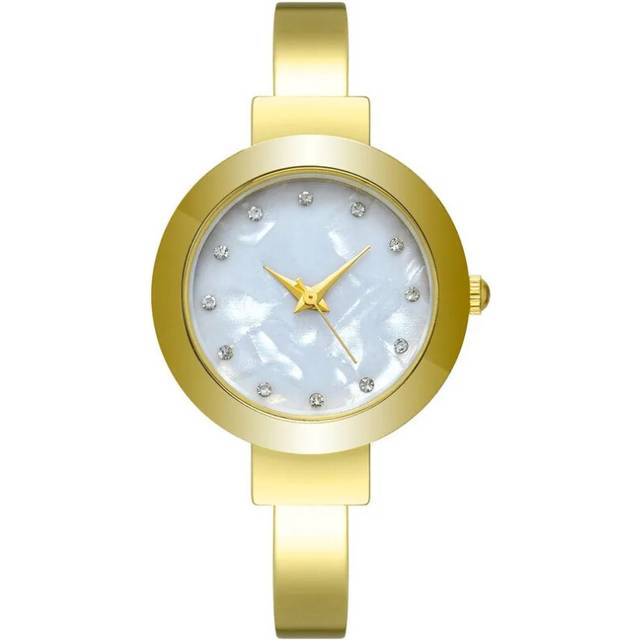 (Gold) Luxury Ladies Brands Watches Shellface Simple With Diamonds Women Quartz