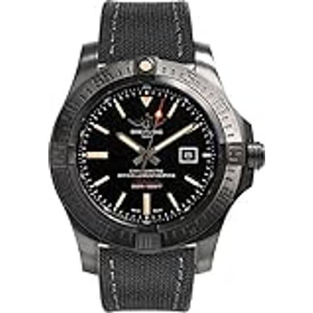 Breitling Avenger BlackBird herrklocka V1731010/BD12-100W, Svart/grön, armband