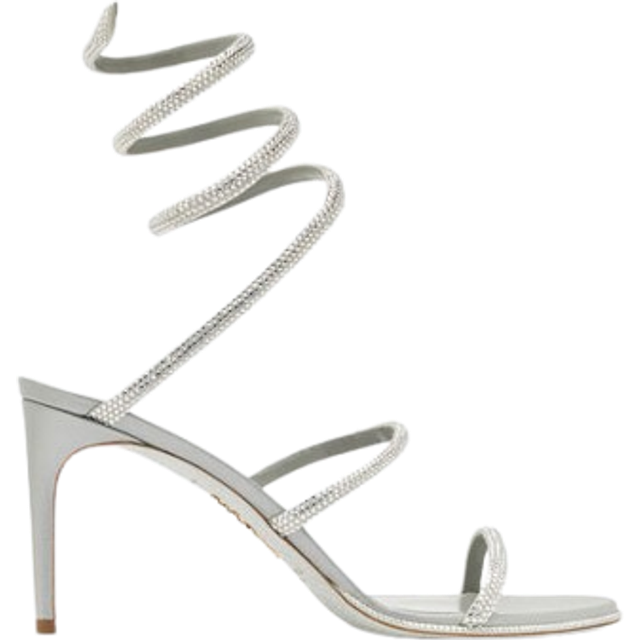 Rene Caovilla Cleo embellished satin sandals