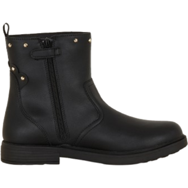 Geox J Eclair Girl C Chelsea känga, svart, 10 UK barn, Svart, 10 UK Child