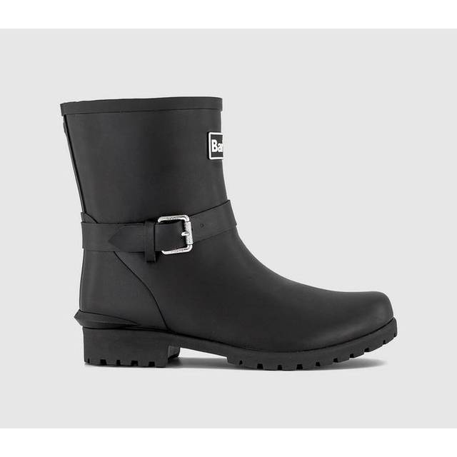 Barbour Womens Penshaw Buckle Welly Boots Black, 7