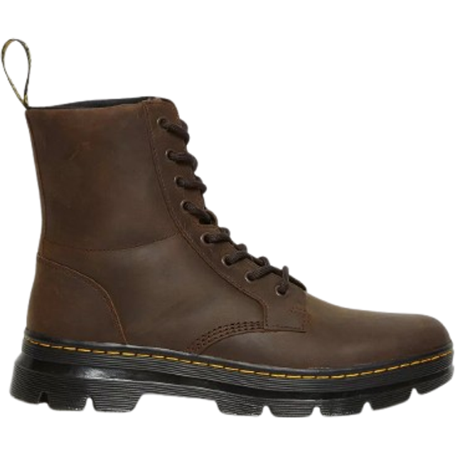 Dr. Martens Leder Combs Stiefel in Braun, Größe: 38