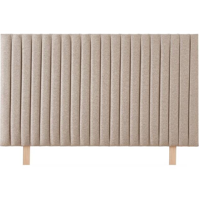Aspire Furniture Catherine Lansfield Soho Super King Natural Saxon Twill Headboard - Aspire Beds - Cream