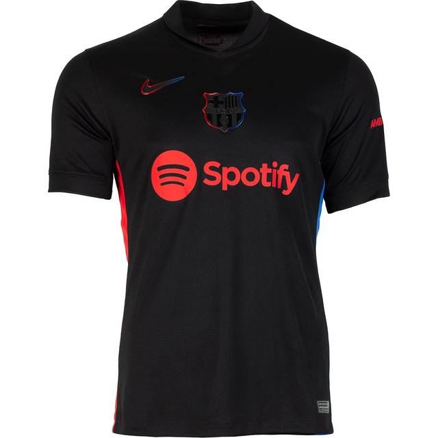 Nike Top Fc Barcelona Dri-Fit JSY kortärmad Stadium Away, svart/universitetsröd/Hyper Royal/svart, FN8792-011, 3XL
