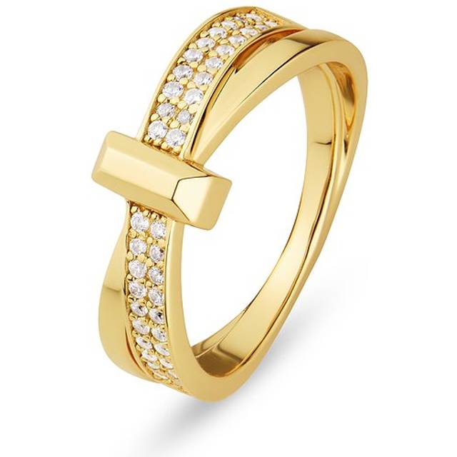 JETTE Damenring TURN 89193435 - gelbgold