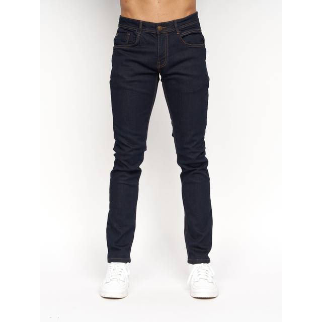 Duck and Cover Mens Maylead Rinse Wash Slim Fit Jeans in Blue Cotton - Size 32 Long