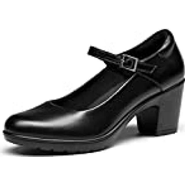 DREAM PAIRS Dam Pumps Classic Heel Dress Shoes för damer bröllop,Size 41,Svart,SDPU2231W-E