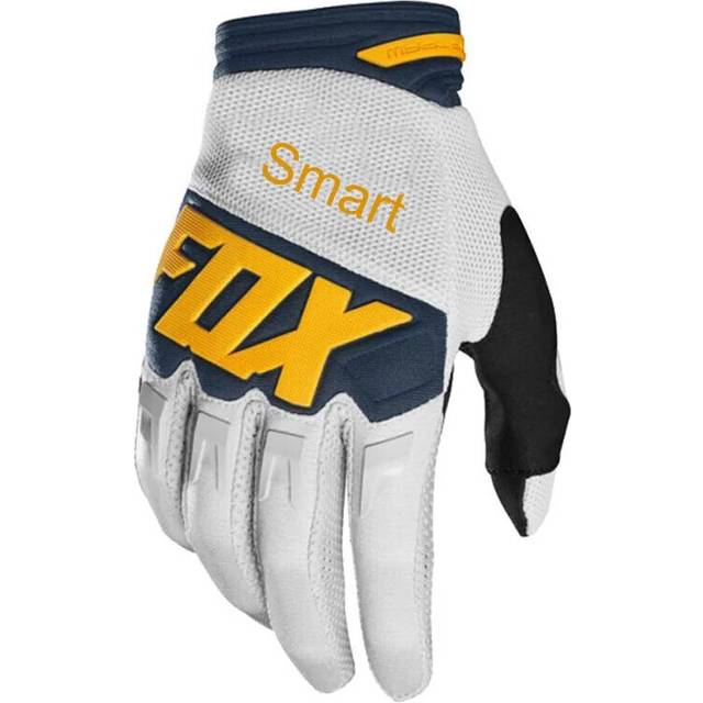 (White-Yellow-Word, L) Motocross Gloves Race Dirtpaw Bike Gloves BMX ATV Enduro Racing Off-Road