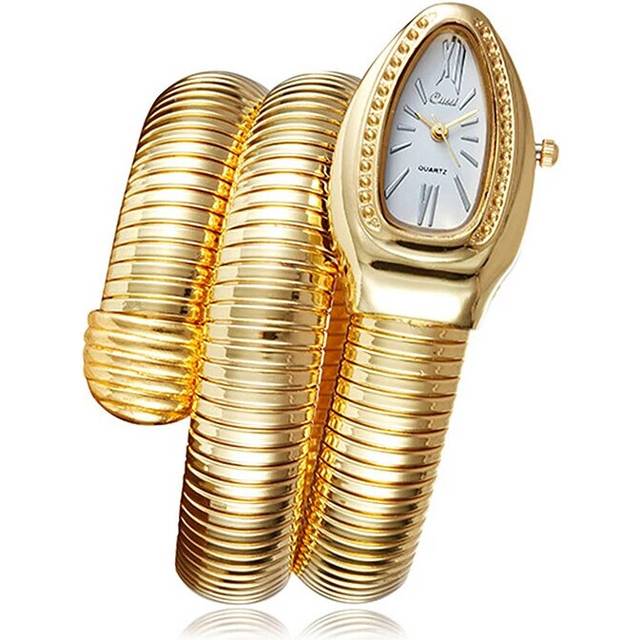 (10) Unique Snake Shaped Women'S Watches  With Rhinestone Fashion Luxury Brand