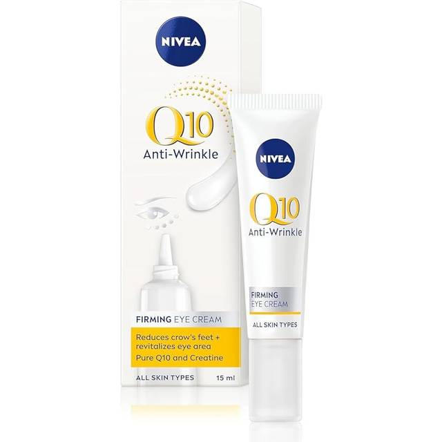 NIVEA Q10 Anti-Wrinkle Power Firming Eye Cream to Reduce Crow's Feet Lines & Wrinkles Powerful Under Eye Cream to Revitalise the Eye Area 15ml