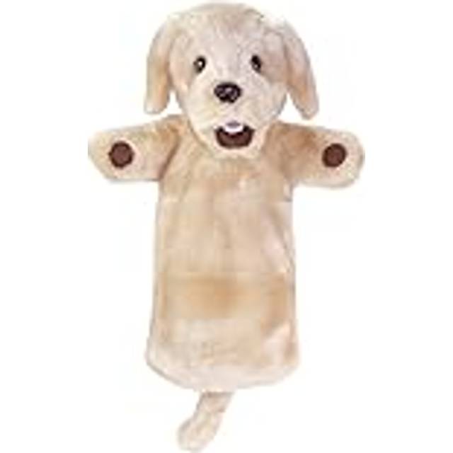 The Puppet Company Long-Sleeves Yellow Labrador Hand Puppet, 15 inches