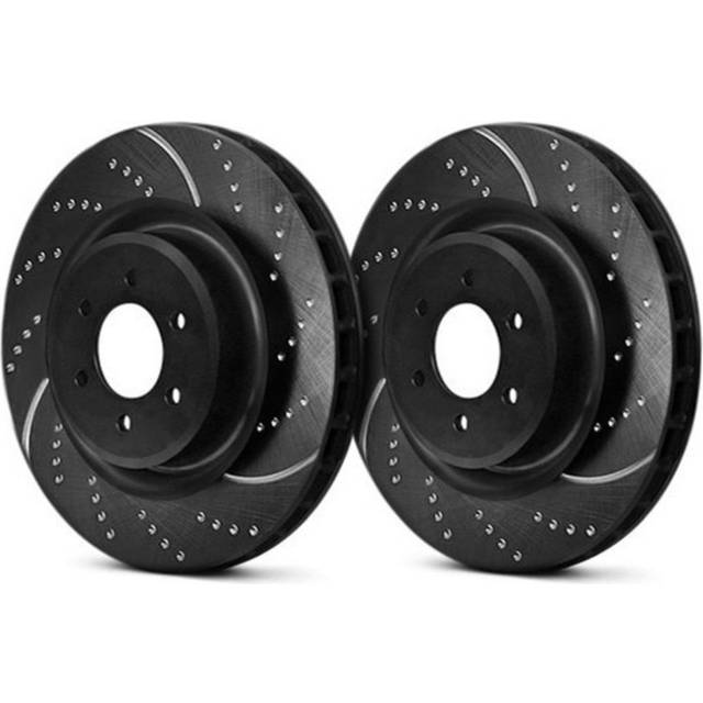 EBC Brakes Turbo Groove Performance Brake Discs - Rear Pair - Vented, 310mm x 22mm