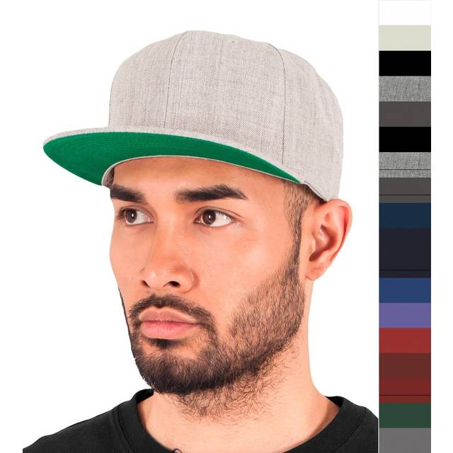 Flexfit Unisex klassisk snapback-keps, män och kvinnor, finns i över 20 färger, en storlek passar alla, Kunglig, one size