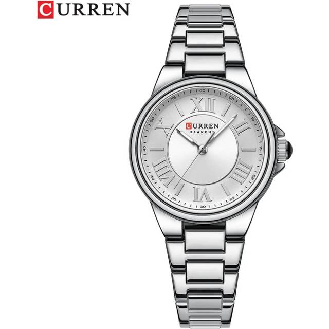 (silver) CURREN Watch For Women Roman numerals Dial Watches Ladies Quartz Wristwatch